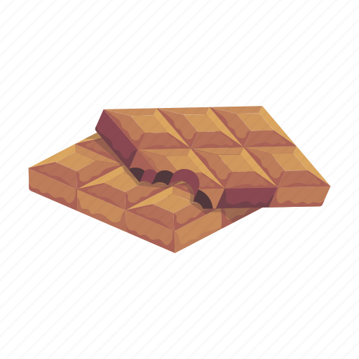Chocolate, chocolate bar, chocolate cube, dark chocolate, candy bar icon - Download on Iconfinder