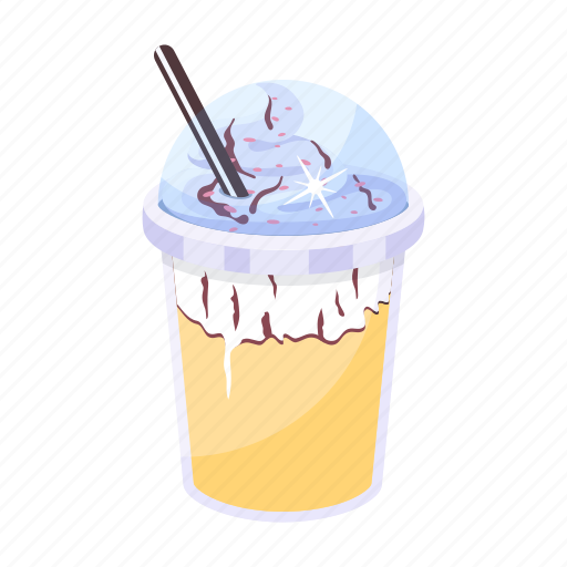 Frappe, cream coffee, coffee cup, cold coffee, whipped coffee icon - Download on Iconfinder