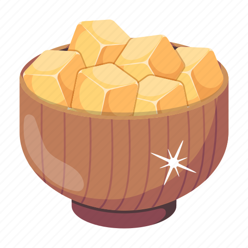 Butter bowl, butter cubes, butter, margarine, dairy product icon - Download on Iconfinder