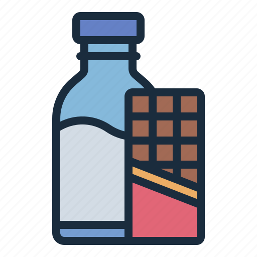 Milk, bottle, beverage, dairy, product, farm, chocolate milk icon - Download on Iconfinder