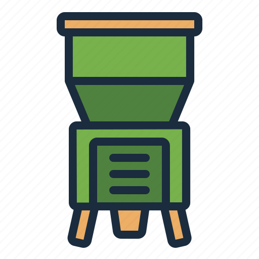 Livestock, dairy, product, farm, agriculture, feed grinder icon - Download on Iconfinder