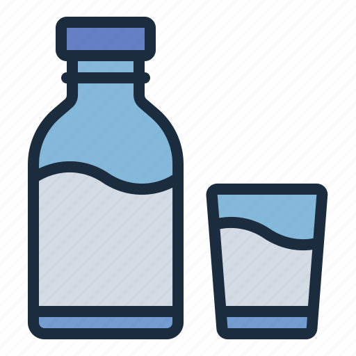 Milk, bottle, beverage, drink, dairy, product, farm icon - Download on Iconfinder