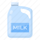 milk, canister, dairy