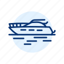 speedboat, water, transport