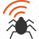 agent, bug, insect, radio spy, security, signal, technology 