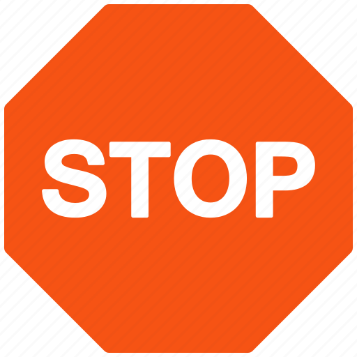 Stop, pause, stop sign, terminate, back, break, cancel icon - Download on Iconfinder