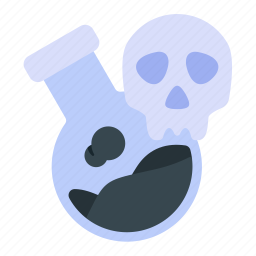 Chemical, lab, tube, danger, flask, skull icon - Download on Iconfinder