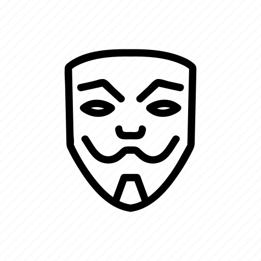 Anonymous, contour, darknet, festival, mask, masquerade, mystery icon - Download on Iconfinder