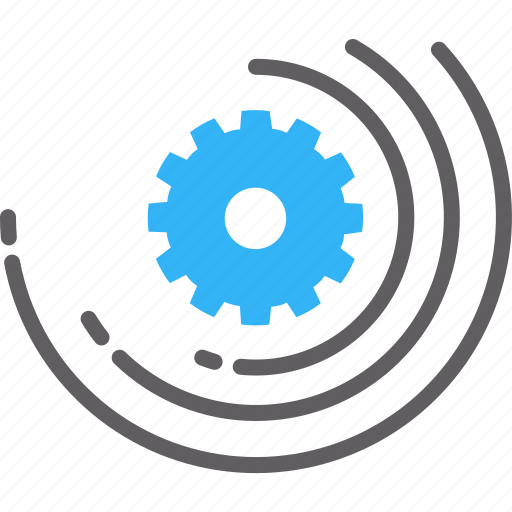 Circle, cogwheel, connection, engineering, gear, speed, strategy icon - Download on Iconfinder