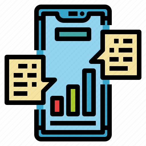 Bar, data, graph, information, research, smartphone icon - Download on Iconfinder