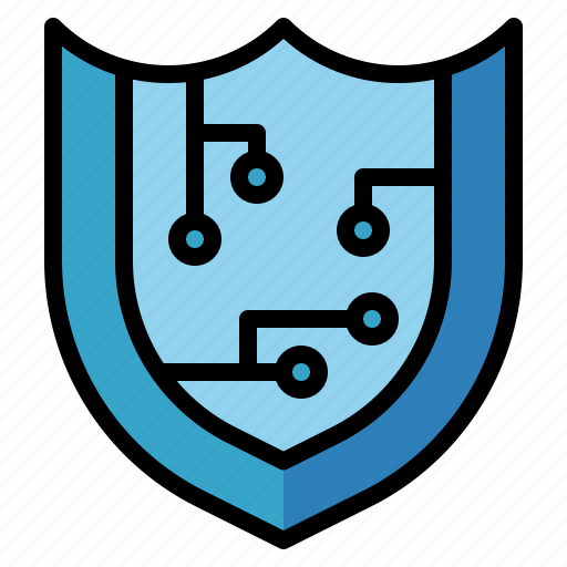 Data, encrypted, protect, security, shield icon - Download on Iconfinder
