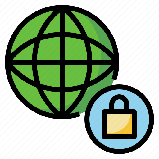 Globe, network, protection, security, shield icon - Download on Iconfinder