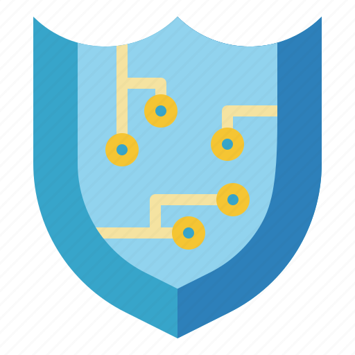 Data, encrypted, protect, security, shield icon - Download on Iconfinder
