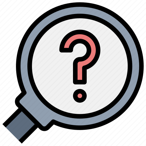 Research, question, problem, magnifier, doubt, hypothesis, detective icon - Download on Iconfinder