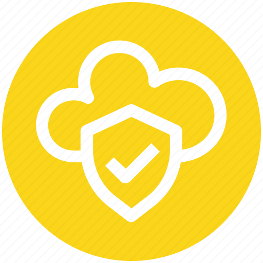 .svg, accept, cloud, cloud accept, protection, secure, security icon - Download on Iconfinder