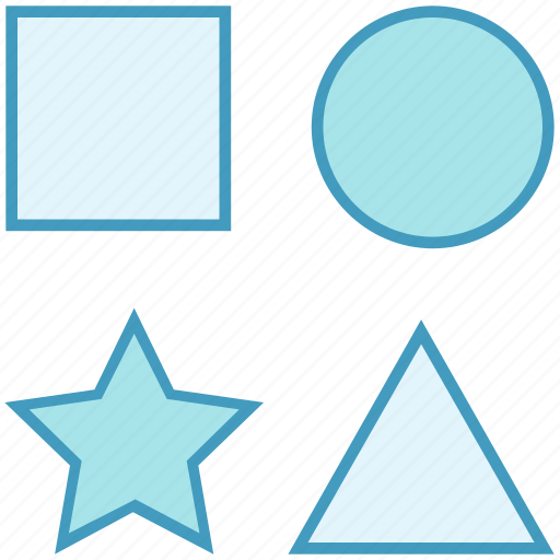 Circle, data analytics, geometric, square, star, triangle icon - Download on Iconfinder