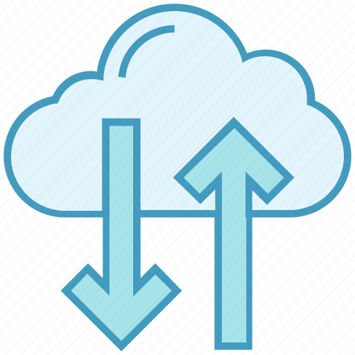 Arrows, cloud computing, data, data analytics, sync, transaction, up & down arrow icon - Download on Iconfinder