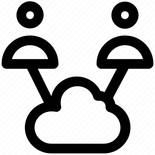 .svg, cloud, cloud computing, computing, traffic, two, users icon - Download on Iconfinder