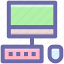 .svg, computer, devices, display, keyboard, lcd, mouse