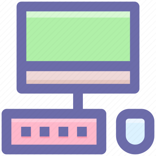 .svg, computer, devices, display, keyboard, lcd, mouse icon - Download on Iconfinder