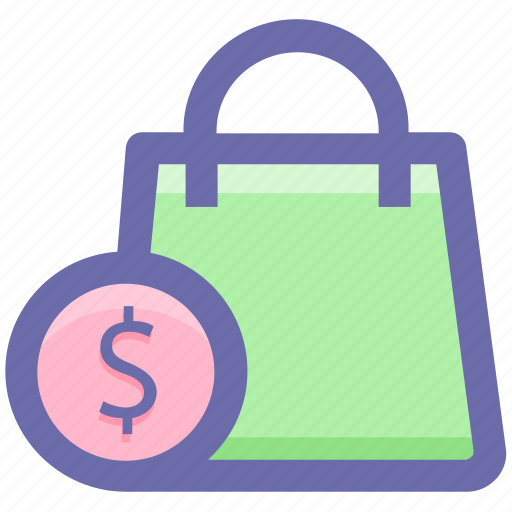 .svg, bag, dollar, hand bag, shopping, shopping bag icon - Download on Iconfinder