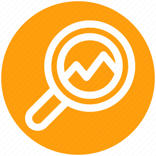 .svg, analysis, bar chart search, magnifying, search analytics icon - Download on Iconfinder
