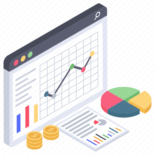 Accounting analytics, business investment analytics, financial analytics, financial data, financial report icon - Download on Iconfinder