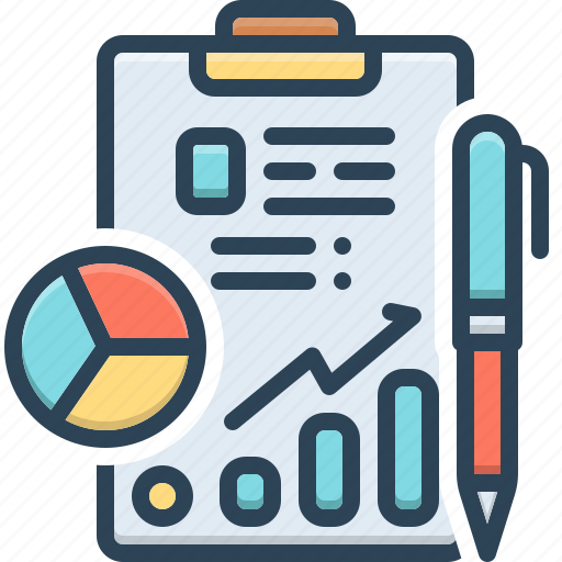 Report, outgrowth, analysis, growth, performance, clipboard, survey icon - Download on Iconfinder