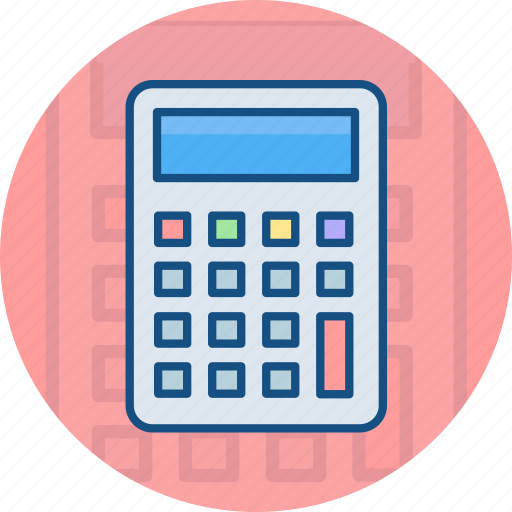 Calc, calculation, calculator, office, stationery icon - Download on Iconfinder