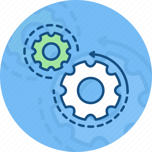 Cogwheel, data, gears, initiator, processing, settings icon - Download on Iconfinder