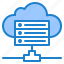 cloud, server, database, network, computer, online 