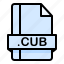 cub, file, file extension, file format, file type 