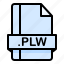 file, file extension, file format, file type, plw 