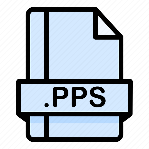 File, file extension, file format, file type, pps icon - Download on Iconfinder
