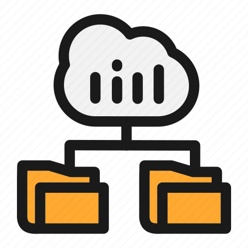 Cloud, data, folder, management, sharing, computing, network icon - Download on Iconfinder