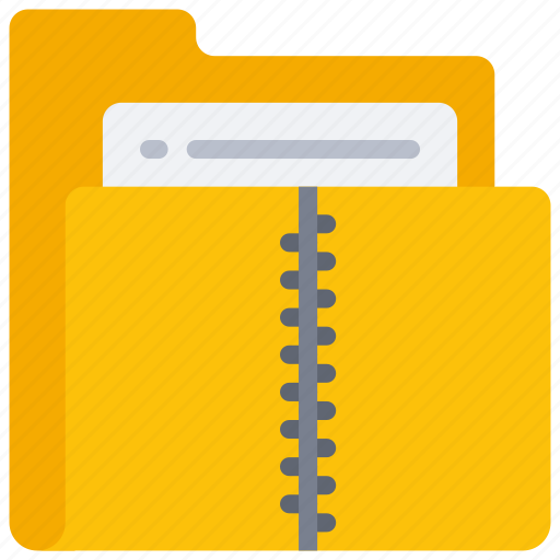 Zip, folder, zipped, compressed icon - Download on Iconfinder