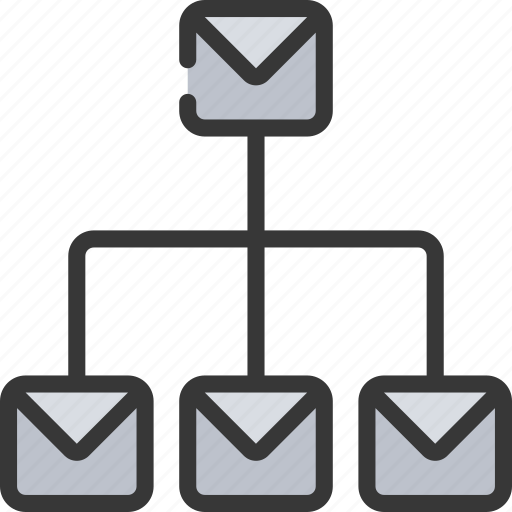 Email, structure, hierarchy, emails icon - Download on Iconfinder