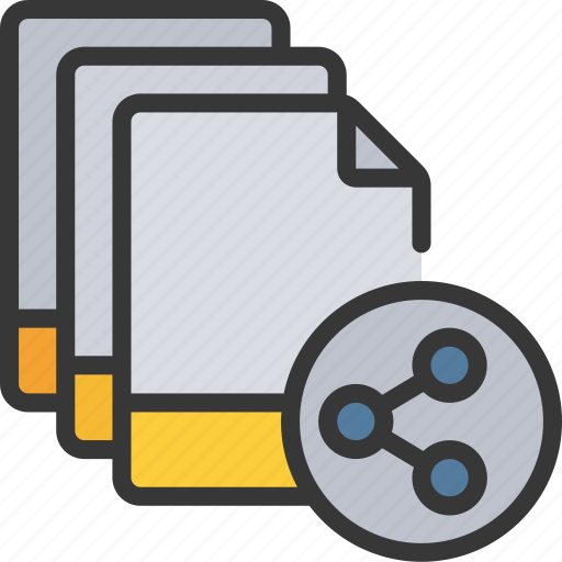 File, sharing, shared, documents, backlog icon - Download on Iconfinder