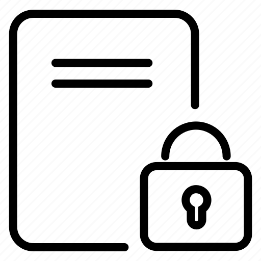 Data privacy, gdpr, locked, password, private, protection, security icon - Download on Iconfinder