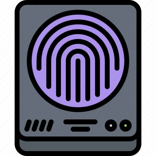 Fingerprint, hacker, network, protection, scanner, security icon - Download on Iconfinder