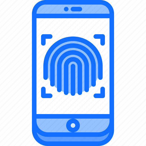 Fingerprint, hacker, network, phone, protection, security icon - Download on Iconfinder