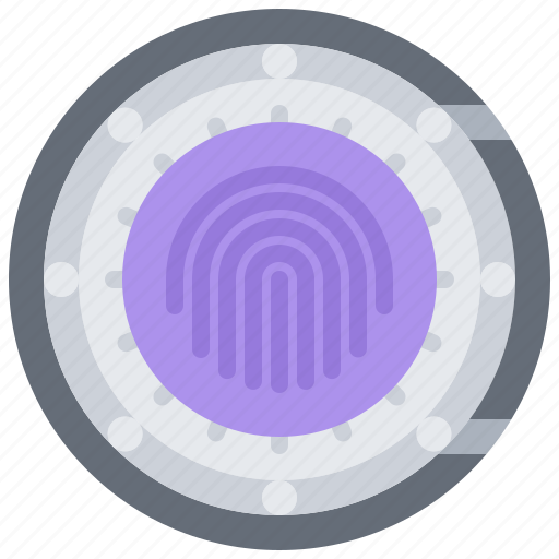 Fingerprint, hacker, network, protection, safe, security, vault icon - Download on Iconfinder