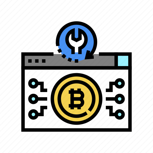 Bitcoin, recovery, services, data, computer, processing icon - Download on Iconfinder