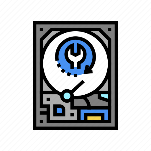 Hard, drive, data, recovery, computer, processing icon - Download on Iconfinder