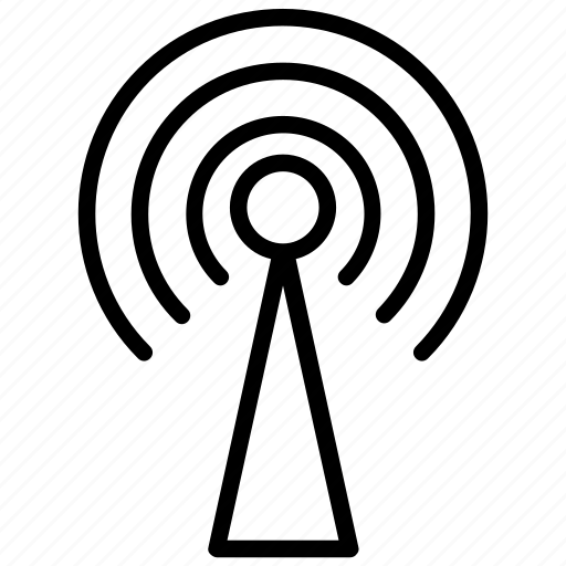 Hotspot tower, network tower, signal tower, wifi tower, wireless antenna icon - Download on Iconfinder