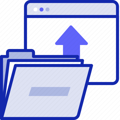 Data, science, icon, transfer, info, folder, upload icon - Download on Iconfinder