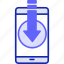 data, science, icon, download, phone, storage, device 