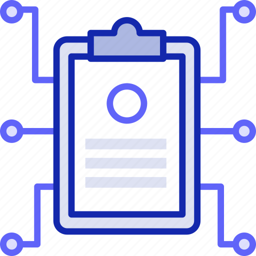 Data, science, icon, clipboard, connection, report, documents icon - Download on Iconfinder