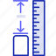 data, science, icon, altitude, ruler, height, measurement 