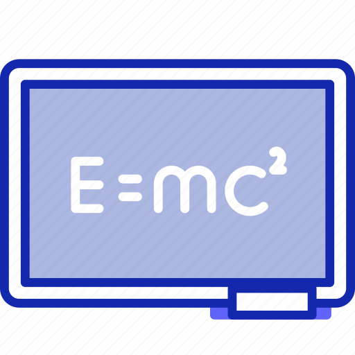 Data, science, icon, relativity, physics, formula, blackboard icon - Download on Iconfinder